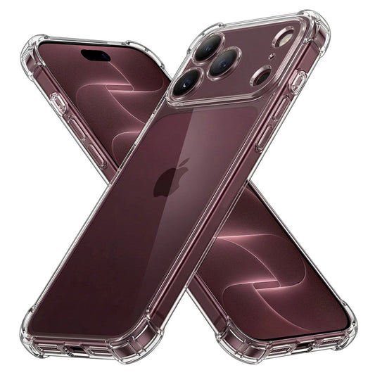 Funda para Apple iPhone 18 Pro Max / 17 Pro Max, Techsuit, Antigolpes Transparente, Transparente