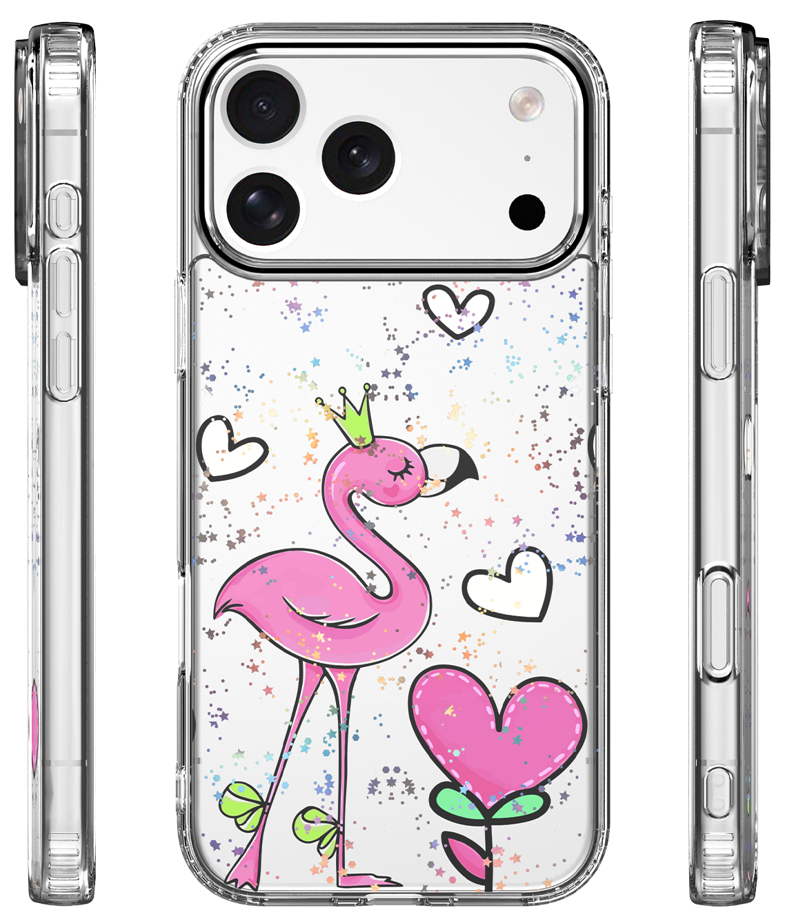 Funda para Apple iPhone 17 Pro Max, OEM, Ultra Trendy Love 2, Multicolor