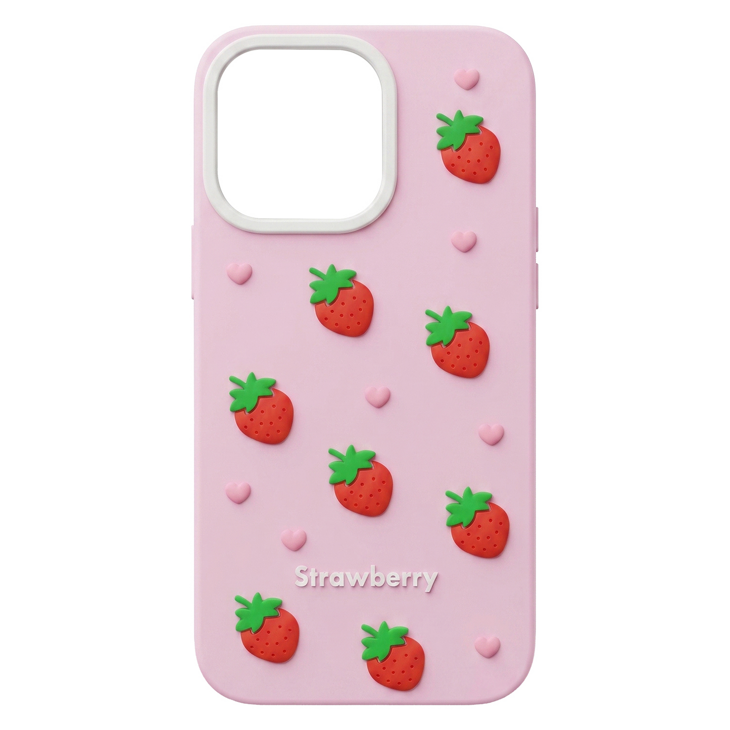 Funda para Apple iPhone 15 / 14 / 13, OEM, Fresa, Rosa
