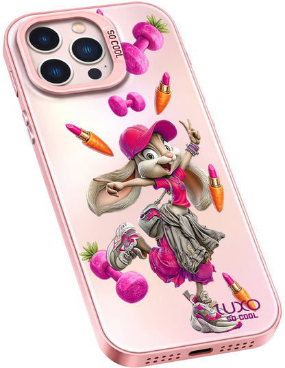 Case for Apple iPhone 17 Pro Max, LUXO So CooL, ArcadiA Rabbit, Multicolor