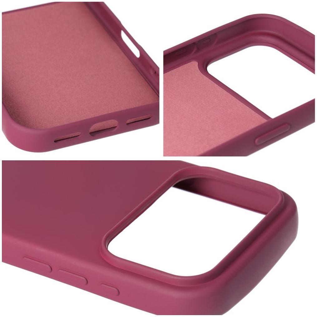 Funda para Apple iPhone 18 Pro Max / 17 Pro Max, OEM, silicona, burdeos