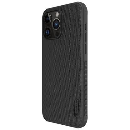 Funda para Apple iPhone 15 Pro Max, Nillkin, Super Frosted Shield Pro, Negro