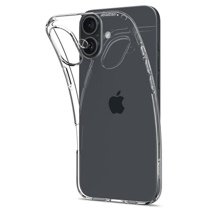 Funda para Apple iPhone 16 Plus, Spigen, Cristal líquido, Transparente ACS08064 