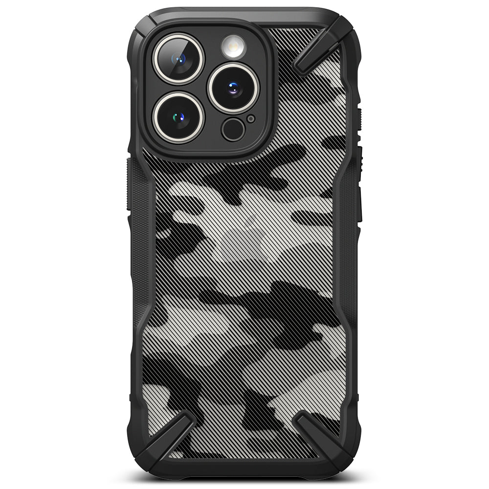 Funda para Apple iPhone 16 Pro Max, Ringke, Fusion X Camo, Negro 