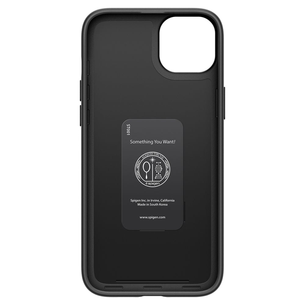 Funda para Apple iPhone 15, Spigen, Thin Fit, Negra ACS06776