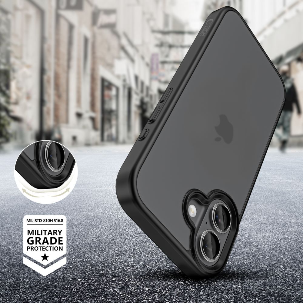 Case for Apple iPhone 17, Tech-Protect, Magmat, Matte Black