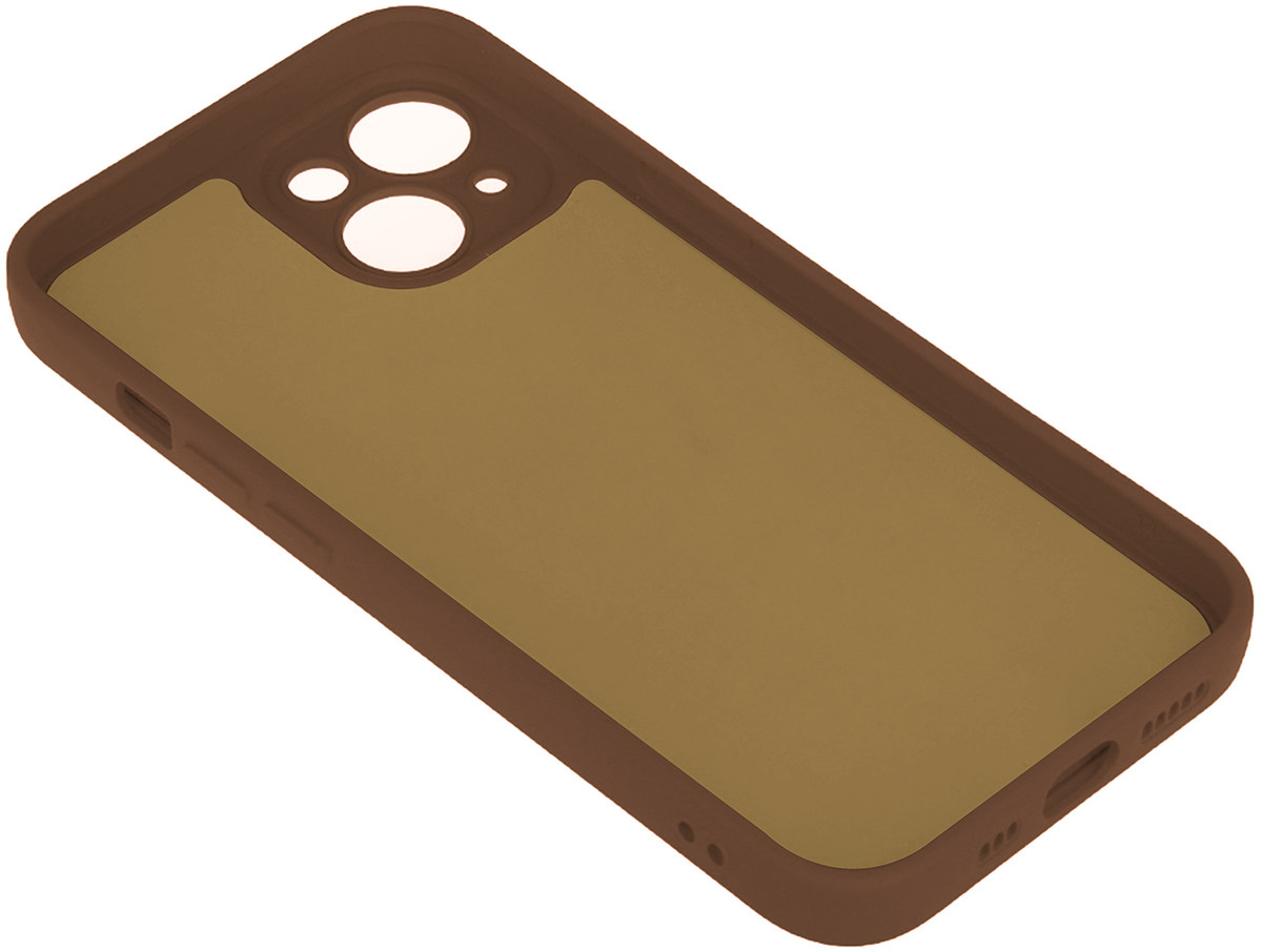 Funda para Apple iPhone 18 Pro Max / 17 Pro Max, OEM, Silicona, Marrón