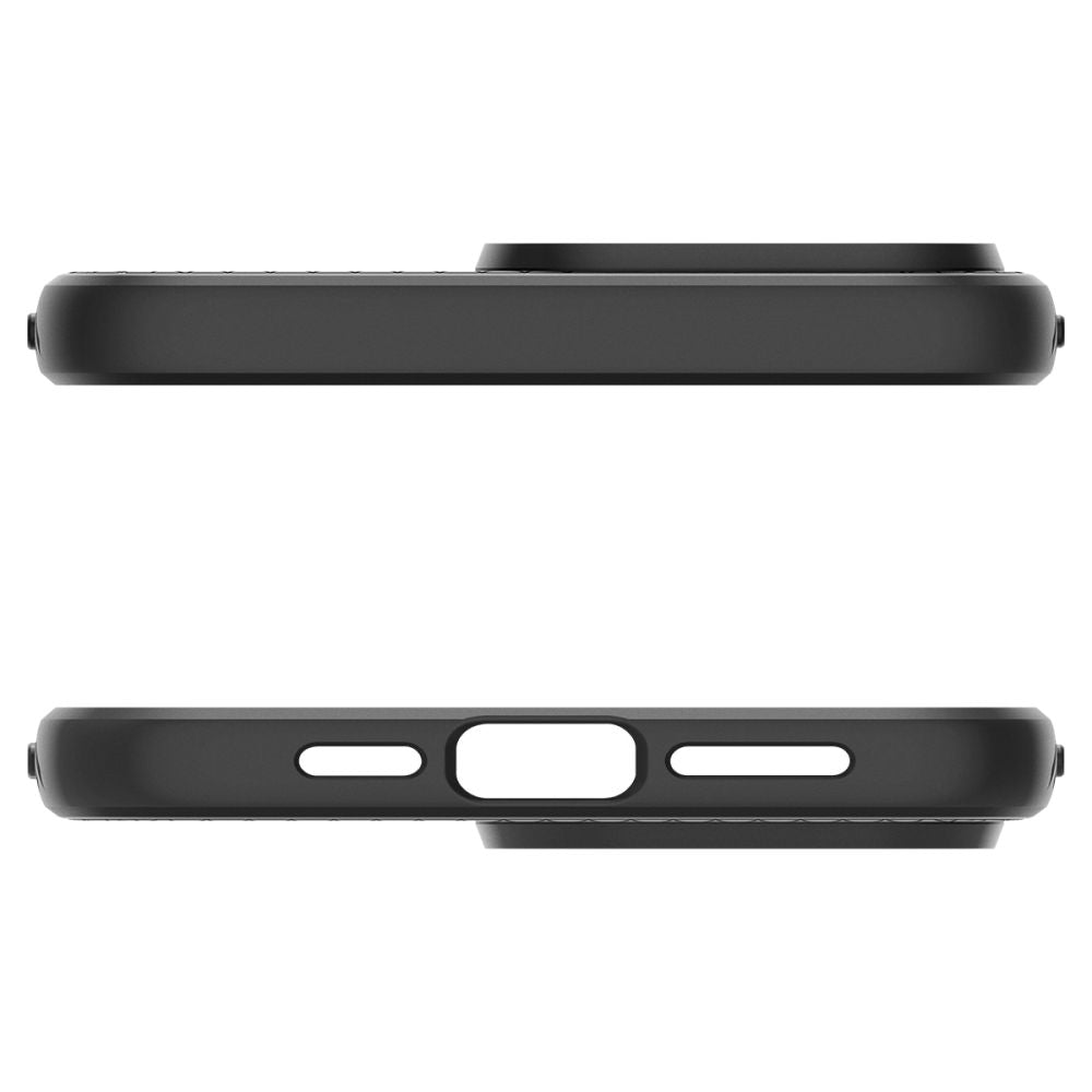 Funda para Apple iPhone 15 Pro, Spigen, Liquid Air Matte, Negro ACS06704 