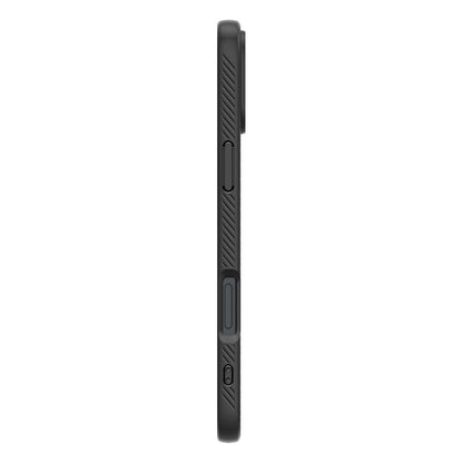 Funda para Apple iPhone 16 Plus, Spigen, Liquid Air Matte, Negro ACS08066 