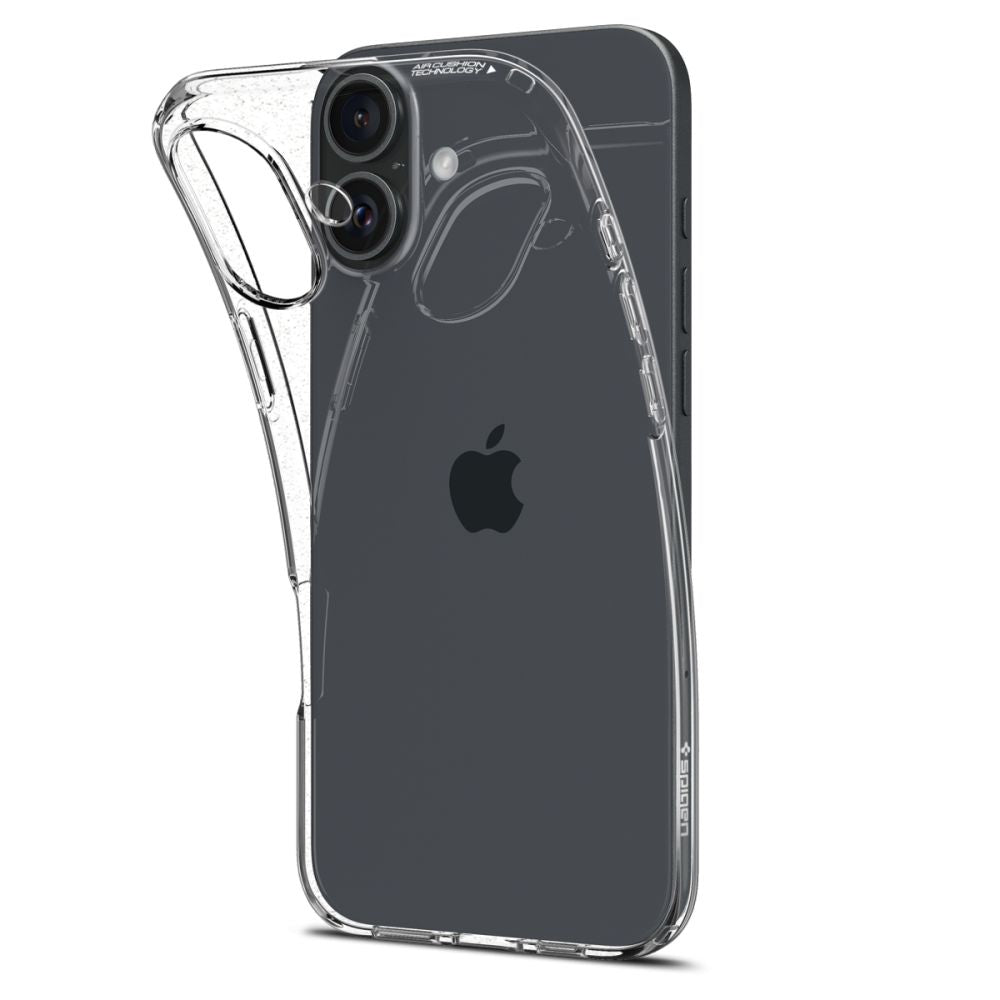 Funda para Apple iPhone 16, Spigen, cristal líquido, transparente ACS08190 