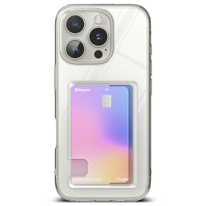Funda para Apple iPhone 16 Pro Max, Ringke, Fusion Card, Transparente
