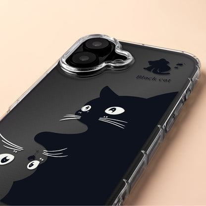 Funda para Apple iPhone 17, OEM, Ultra Trendy Cat, Negra