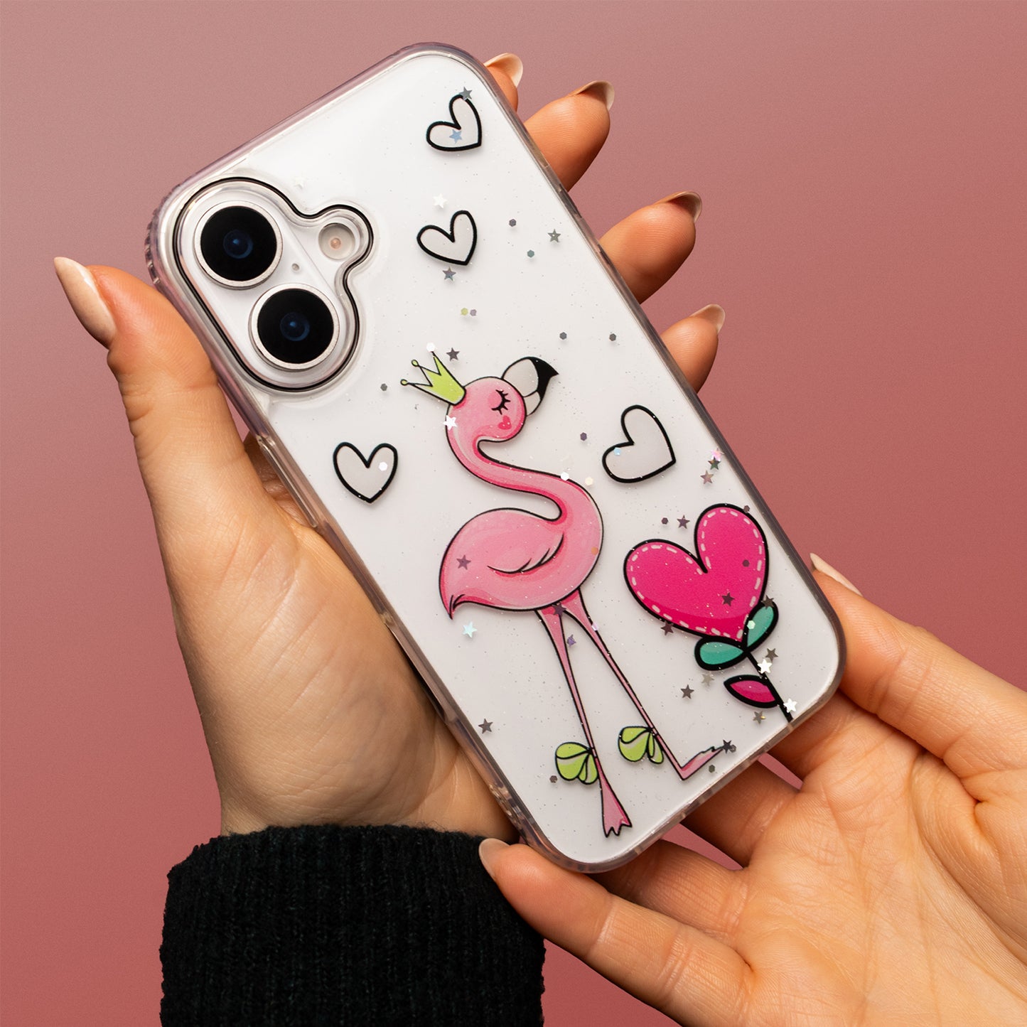 Funda para Apple iPhone 17 Pro Max, OEM, Ultra Trendy Love 2, Multicolor