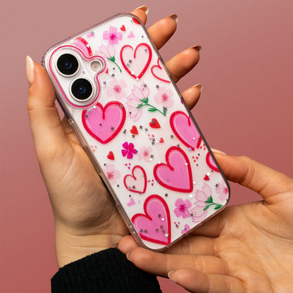 Funda para Apple iPhone 16 Pro Max, OEM, Ultra Trendy Love 1, Multicolor