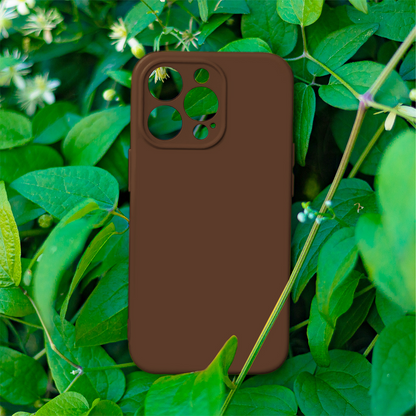 Funda para Apple iPhone 18 Pro Max / 17 Pro Max, OEM, Silicona, Marrón