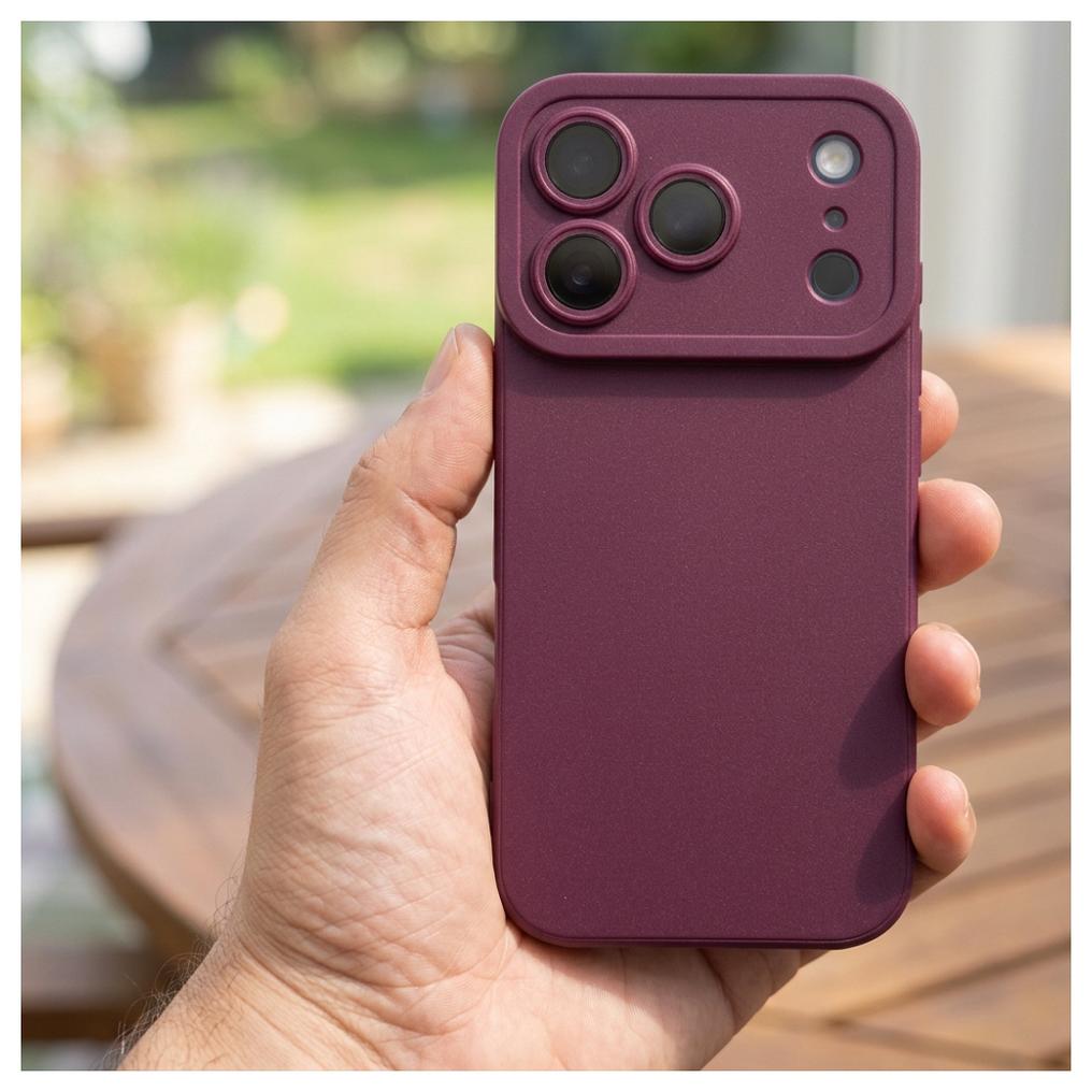 Funda para Apple iPhone 18 Pro Max / 17 Pro Max, OEM, Matt 2.0, color vino