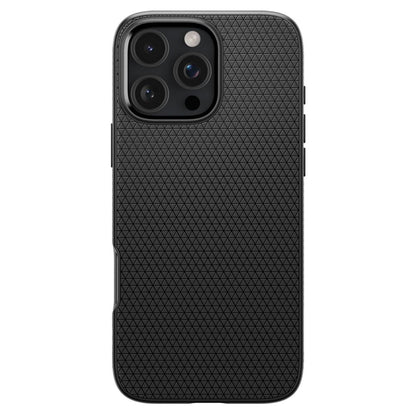 Funda para Apple iPhone 16 Pro, Spigen, Liquid Air Matte, Negro ACS08117 