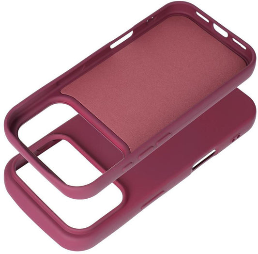 Funda para Apple iPhone 18 Pro / 17 Pro, OEM, silicona, color burdeos