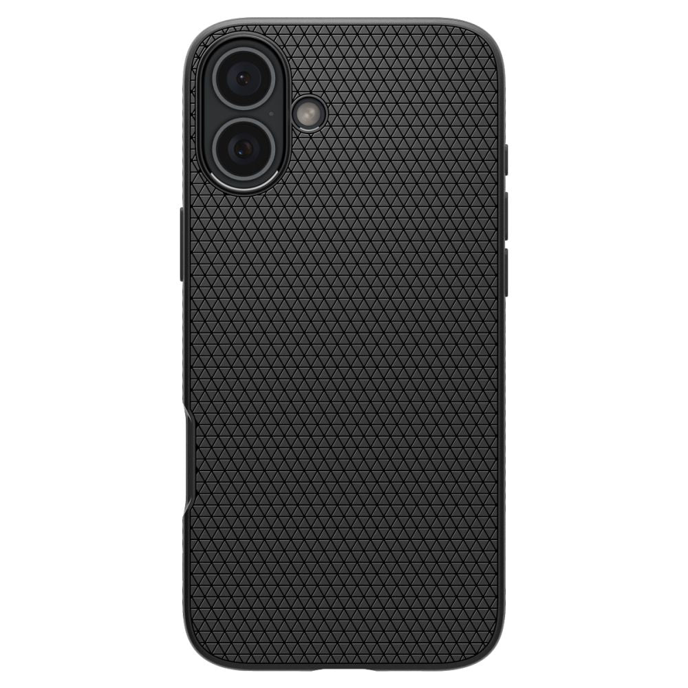 Funda para Apple iPhone 16, Spigen, Liquid Air Matte, Negro ACS08194 