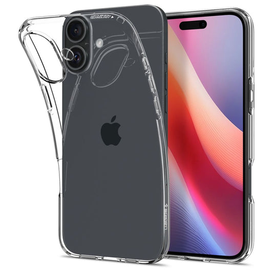 Funda para Apple iPhone 16, Spigen, cristal líquido, transparente ACS08190 