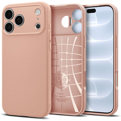 Funda para Apple iPhone 18 Pro Max / 17 Pro Max, Spigen, Liquid Air, Rosa ACS12115