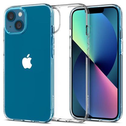 Funda para Apple iPhone 13, Spigen, Cristal líquido, Transparente 