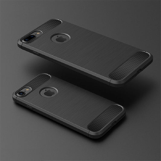 Funda para Apple iPhone 8 / 7, Techsuit, Carbono, Negra