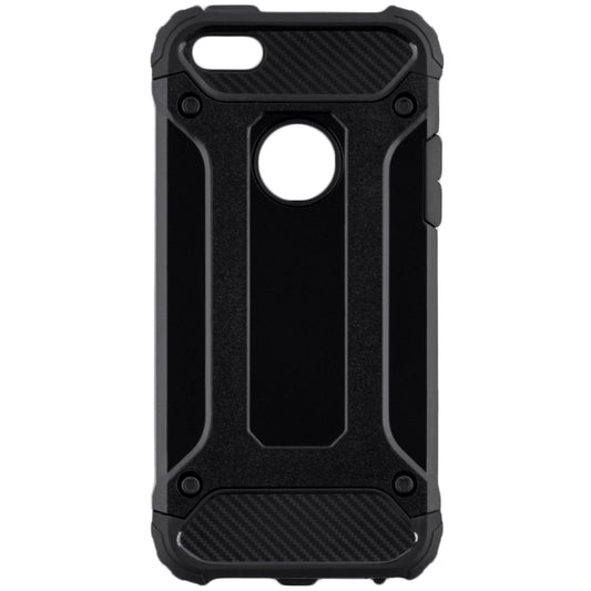 Funda para Apple iPhone SE (2016) / 5 / 5s, Techsuit, Hybrid Armor, Negra