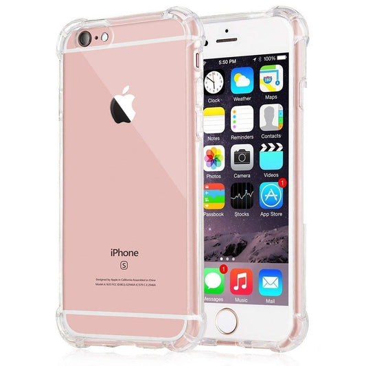 Funda para Apple iPhone SE (2016) / 5 / 5s, Techsuit, Transparente a prueba de golpes