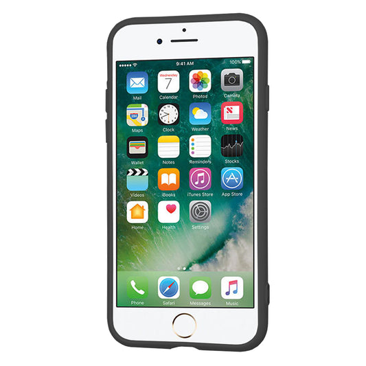 Funda para Apple iPhone SE (2022) / SE (2020) / 8 / 7, Techsuit, SoftFlex, Negra