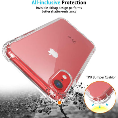 Funda para Apple iPhone XR, Techsuit, Antichoque Transparente, Transparente
