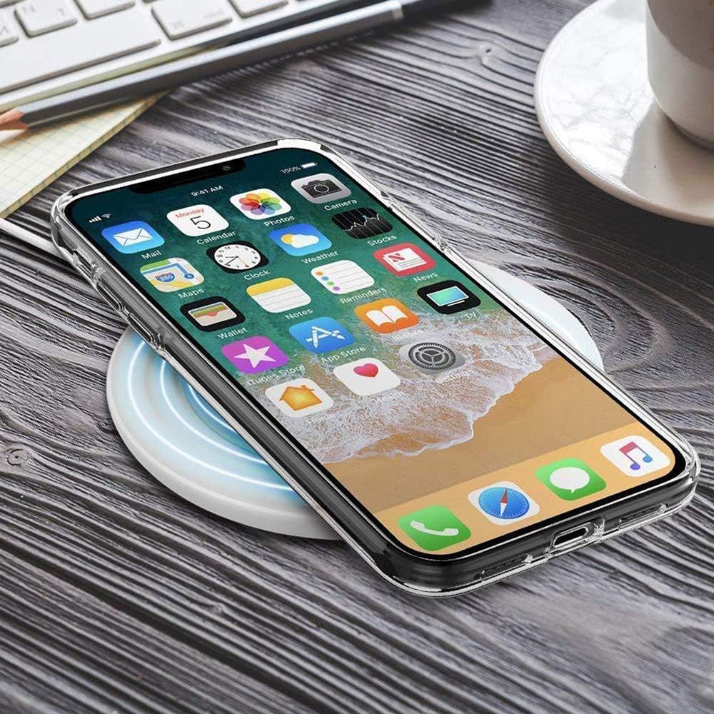 Funda para Apple iPhone XR, Techsuit, Antichoque Transparente, Transparente