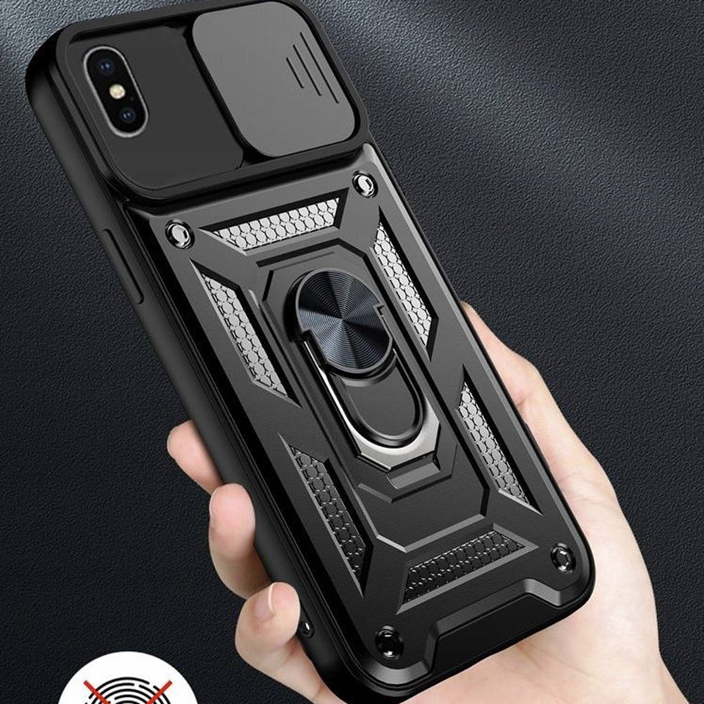 Funda para Apple iPhone XS Max, Techsuit, CamShield, Verde