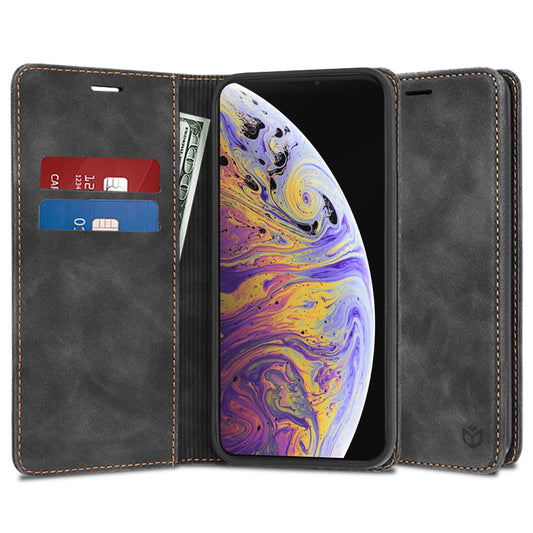 Funda para Apple iPhone XS Max, Techsuit, Confy, Negra