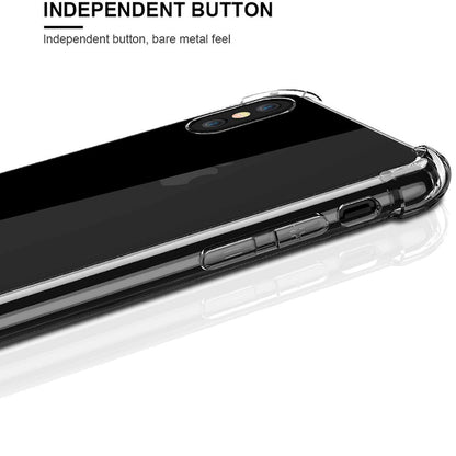 Case for Apple iPhone XS Max, Techsuit, Shockproof Clear, Transparent