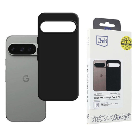 Funda para Google Pixel 10 Pro / 10, 3MK, Negra Mate