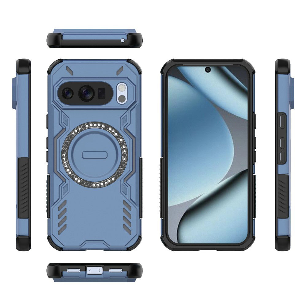 Funda MagSafe para Google Pixel 10 Pro / 10, Techsuit, ArmorMag, Azul