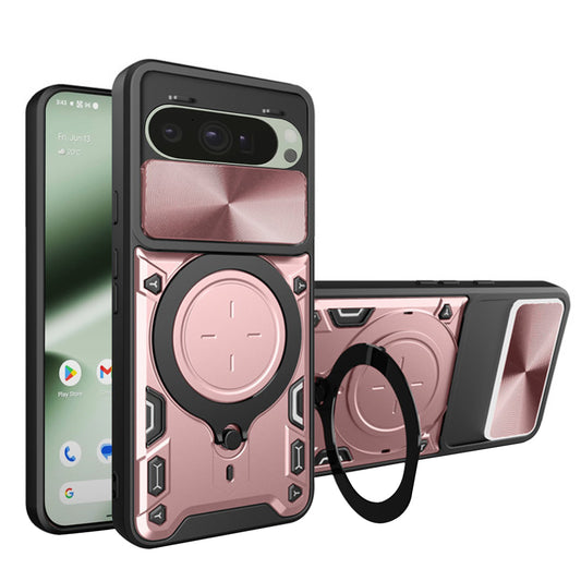 Funda para Google Pixel 10 Pro / 10, Techsuit, CamGuard Pro, Rosa Dorado
