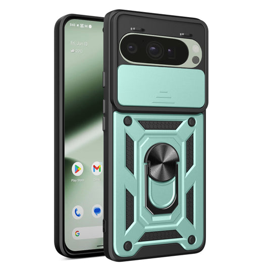 Funda para Google Pixel 10 Pro / 10, Techsuit, CamShield, Verde