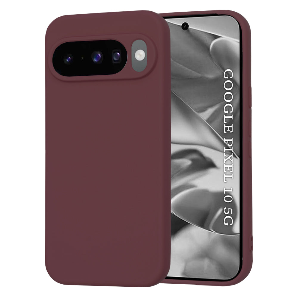 Funda para Google Pixel 10 Pro / 10, Techsuit, SoftFlex, Granate