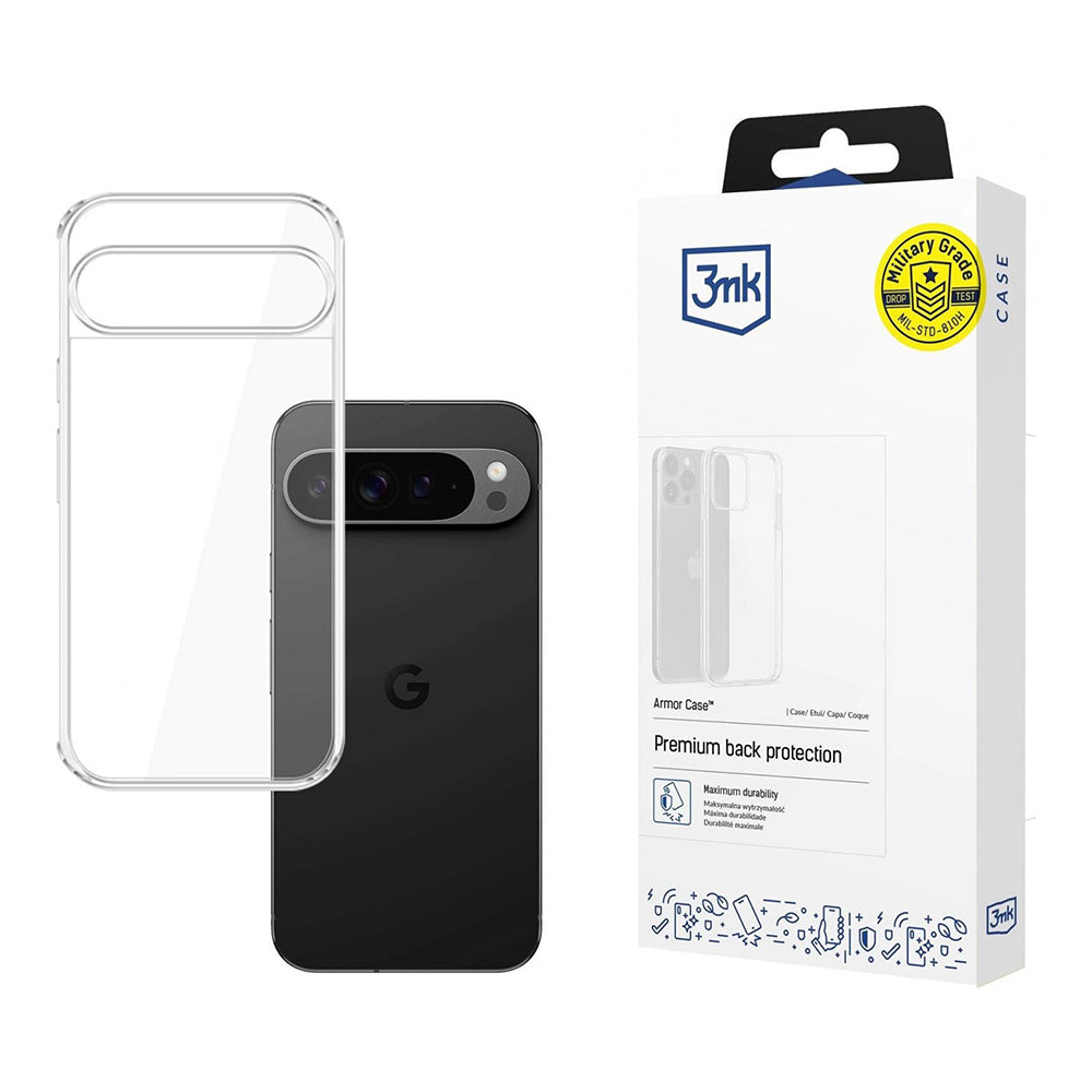 Funda para Google Pixel 10 Pro XL, 3MK, Armor, Transparente
