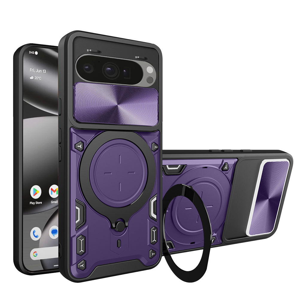 Funda para Google Pixel 10 Pro XL, Techsuit, CamGuard Pro, Morado
