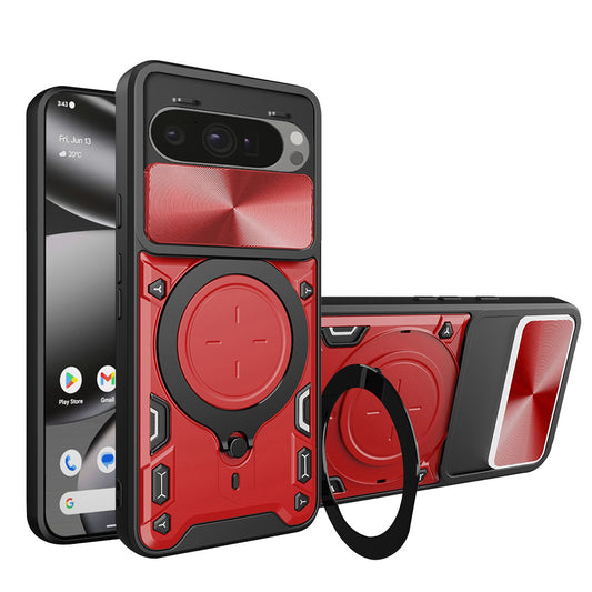 Funda para Google Pixel 10 Pro XL, Techsuit, CamGuard Pro, Roja