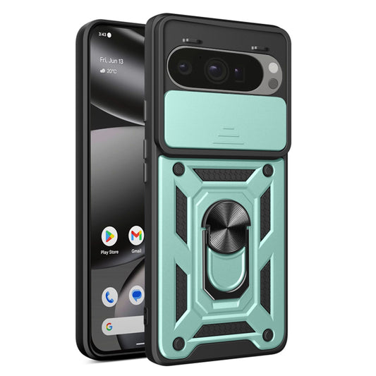 Funda para Google Pixel 10 Pro XL, Techsuit, CamShield, Verde