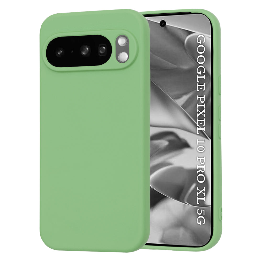 Funda para Google Pixel 10 Pro XL, Techsuit, SoftFlex, Verde Claro