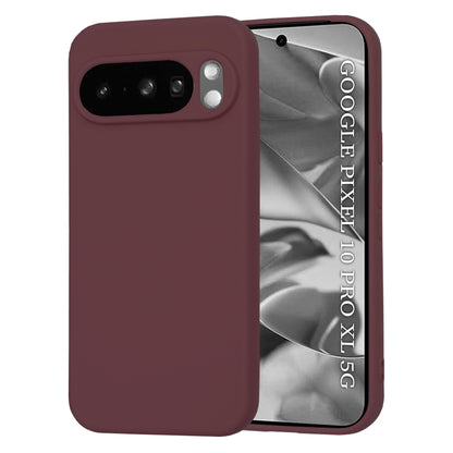 Funda para Google Pixel 10 Pro XL, Techsuit, SoftFlex, Granate