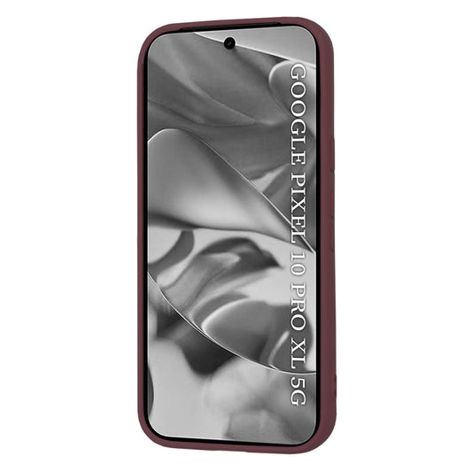 Funda para Google Pixel 10 Pro XL, Techsuit, SoftFlex, Granate