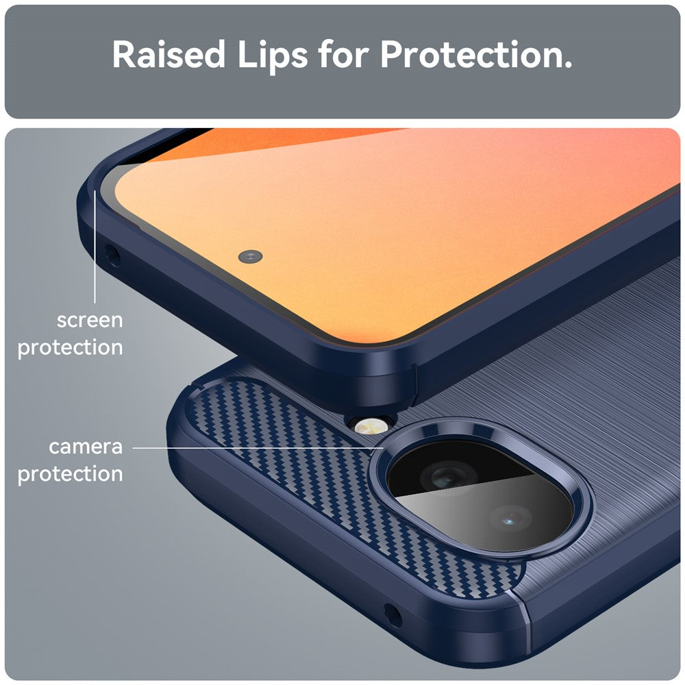 Funda para Google Pixel 10a, Techsuit, Carbono, Azul