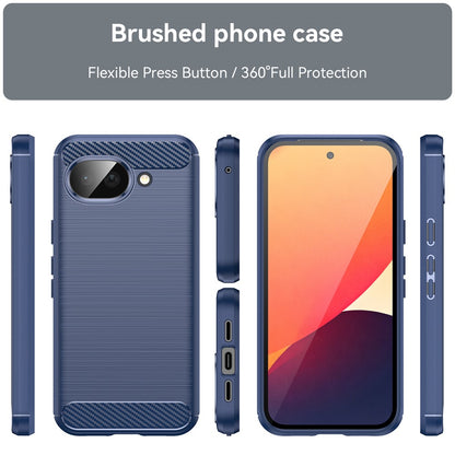 Funda para Google Pixel 10a, Techsuit, Carbono, Azul