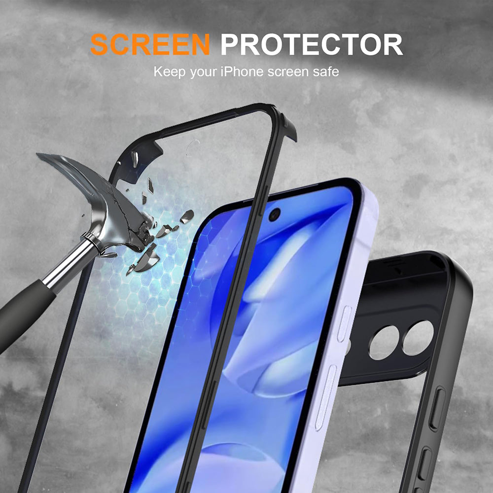 Case for Google Pixel 10a, Techsuit, ColorVerse 360, Black